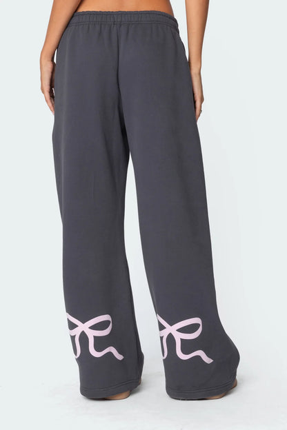 ED BOW SWEATPANTS